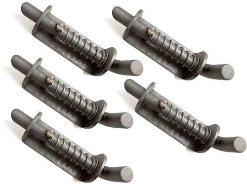 Heavy Duty Stainless Steel Spring Latch - Pet Cage Small Bolts, Thickened and Reinforced Industrial Welded Spring Latch