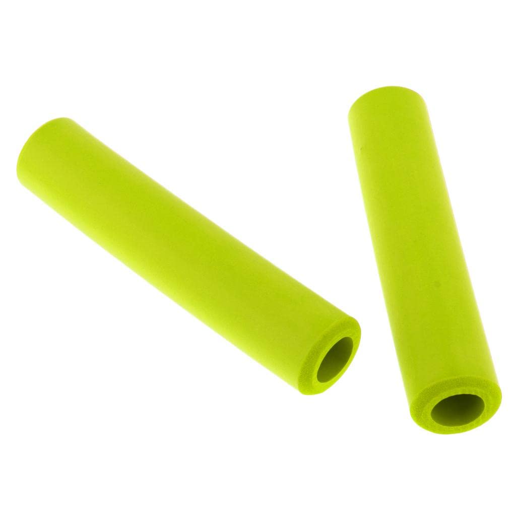Calandis 1Pair Non Slip Silicone Sponge Bike Handlebar Grips Without Plug Lemon Green (B09ZLDQGMY) Amazon Price History, Amazon Price Tracker