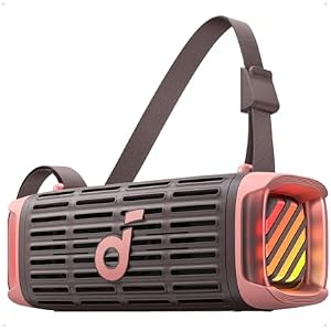 Soundcore Boom 3i by Anker, Enceinte Bluetooth extérieure résistante, IP68, Flottante, résistante à l'eau salée, BassUp 2.0, Enceinte Portable de 50 W, Bluetooth 5.3, 16 h, TWS,Kayak/pêche/C