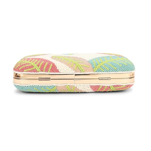 Image of LONGING TO BUY Hand Crafted Designer Box Clutch - Zari Embroidery For Women