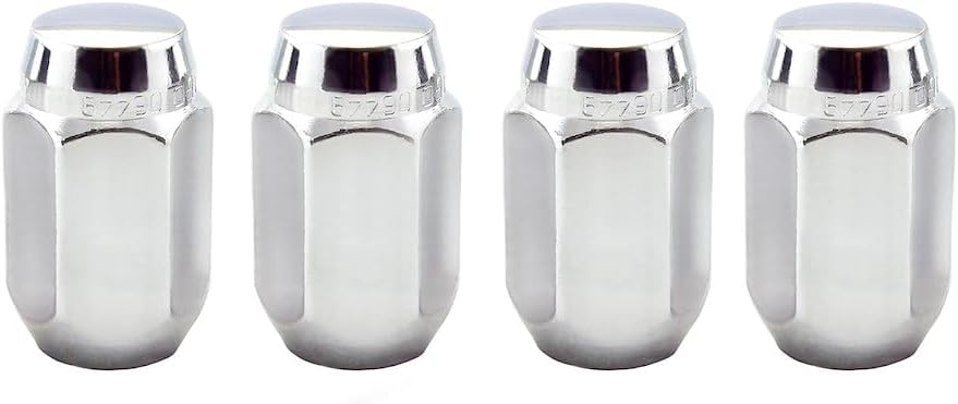 McGard 64030 Black Cone Seat Style Lug Nut Set (1/2" - 20 Thread Size) - Set of 4