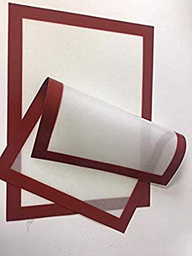 zapalorzo Lot de 2 Toiles de Cuisson Tapis Four Silicone.300 x 400 mm Cover