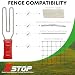 Xstop - BA80 - Energizador para valla eléctrica alimentado por batería de...