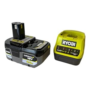 Pack Batterie Lithium+ 4,0Ah et Chargeur Rapide RYOBI 18V One+