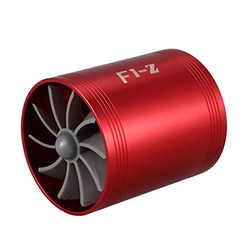 Mautacly Double Turbine Turbo Charger Air Intake Gas Fuel Saver Fan For Car thumb #4