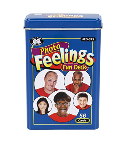 Super Duper Publications | Photo Feelings Fun Flash Cards | Autism | Educational Learning Resource for Children