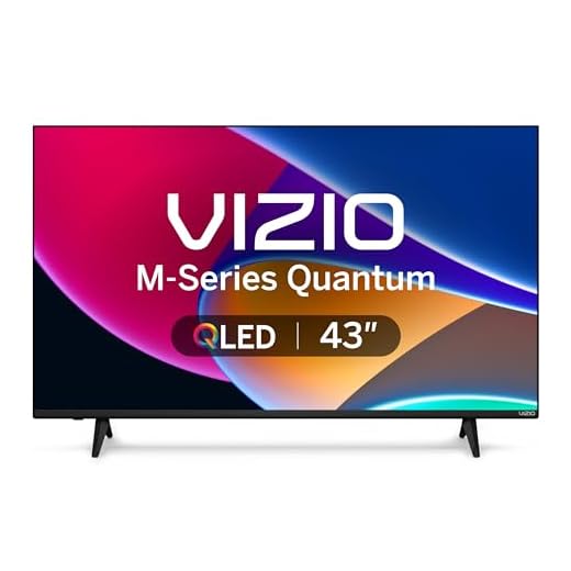 VIZIO 43-inch MQ6 Series 4K QLED HDR Smart TV w/Dolby Vision, WiFi 6E, Bluetooth Headphone Capable, AMD FreeSync & Alexa Compatibility, M43Q6M-K04, 2023 Model