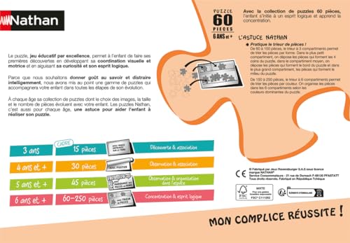 Puzzle 60 pièces : Bienvenue au centre équestre Ravensburger Nathan - vue 3