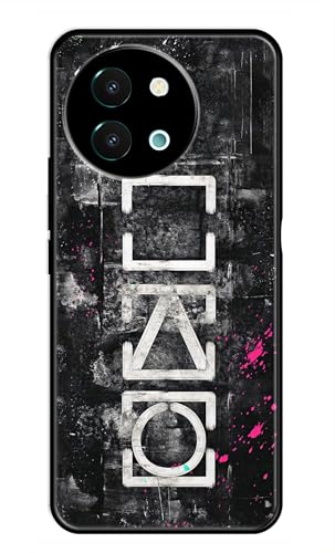 PRINTFIDAA® Metal TPU Printed Back Cover for Vivo Y58 5G (Famous Korean Game) 360 Degree Protection | Camera Protection -25092024(T) Deal
