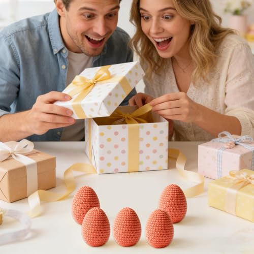 Huevos de Pascua irrompibles de punto: decora tus jarrones y guirnaldas sin riesgos de rotura 3