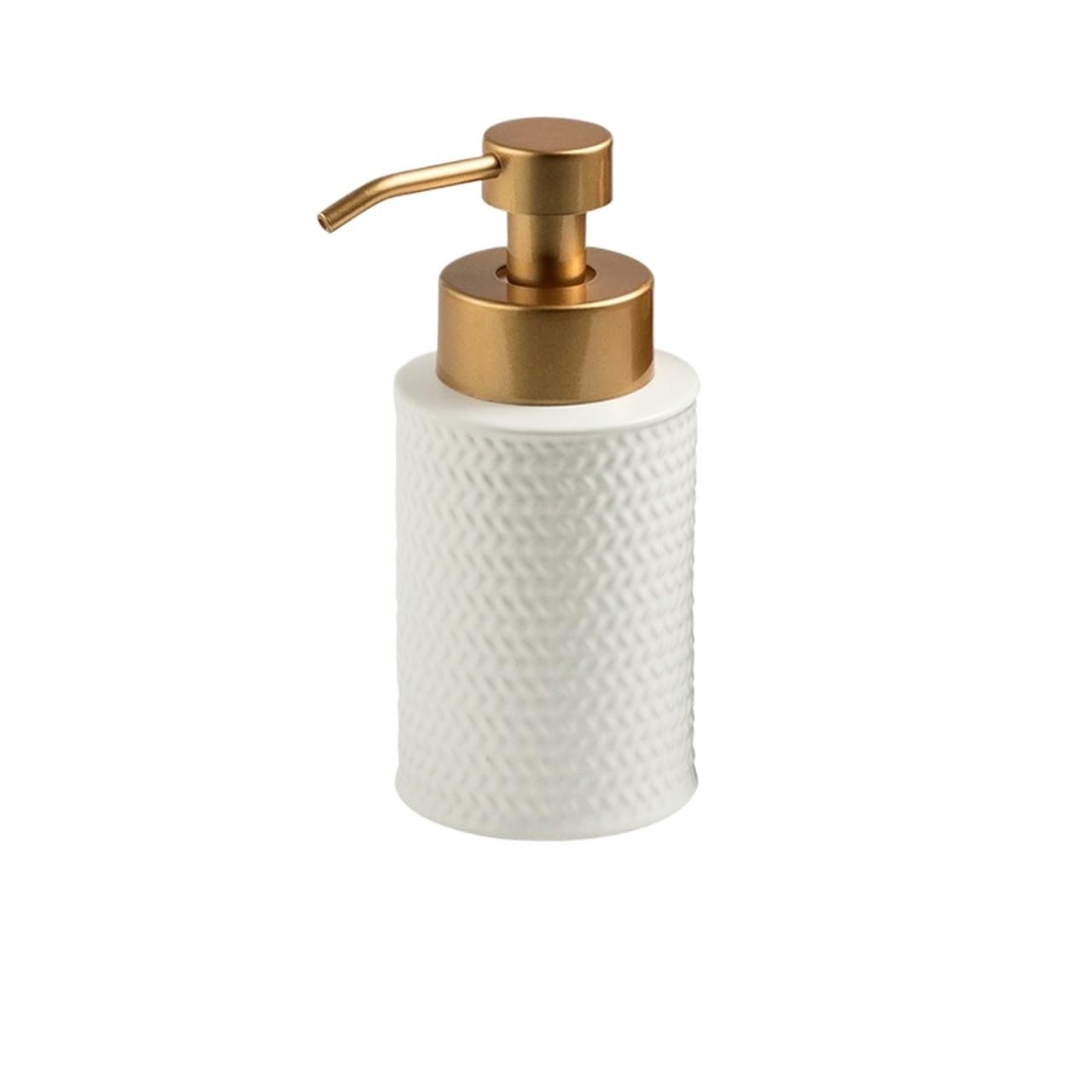 Empty Barthroom and Dish Foam Soap Dispenser for Bathroom Decor for Counter(White)