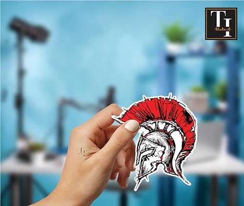 Image of THATS IT! Spartan Stickers | Removable Decal Car Bumper | Indoor Outdoor Window Sticker | Vinyl Decal for Laptop, iPad | Waterproof & Long Lasting | TI - 346