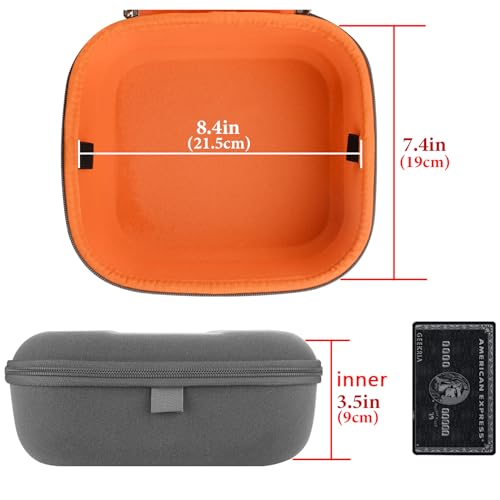 Funda Geekria Shield de microfibra gris para Audio-Technica ATH-GDL3 4