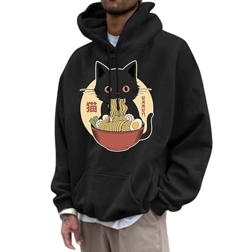 Pull homme graphique anime japonais imprimé en maille légère