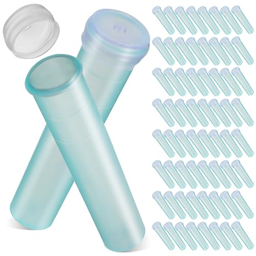 Lurrose Tubos De Agua Con Tapa 7 Cm Tubos De Plástico Reutilizables Para Arreglos Para Decoración De Tapas Flores
