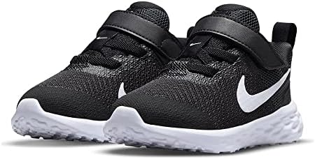 Nike Kid's Revolution 6 NN Grade School Unisex Running Shoes, Black/White-Dk Smoke Grey, 7 M US | Image 3