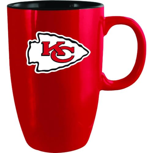 The Memory Company Licensed NCAA 20oz Tall Ceramic Mug Kansas City Chiefs