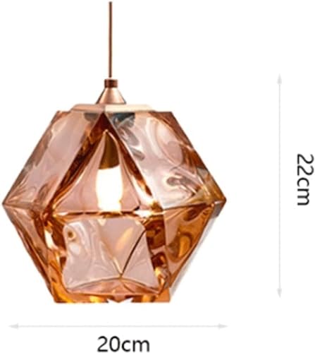 Lampe suspendue LED G9 en verre pour plafonnier moderne - 4