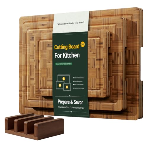 Set de 3 Tablas de Cortar Rectangulares de Bambú miniatura 1