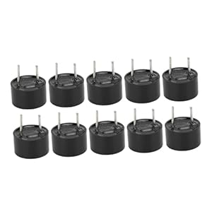 Tomvorks Brzęczyk Alarmowy 10szt 3V DC