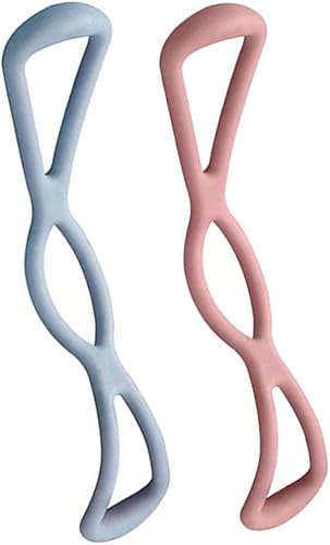 BESPORTBLE 2 unids 8 figura 8 tensor yoga goma banda 8 figura desarrollador pecho herramienta construcción yoga resistencia