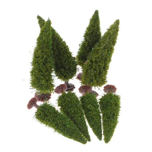 TOPBATHY 12pièces Arbre Miniature pour Maquette De Paysage Accessoire Décoratif pour Village De Noël Micro-Paysage avec Pin