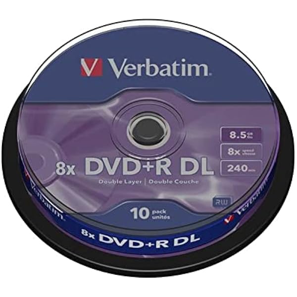 DVD+R DL 8,5GB 8X Verbatim wrzeciono 10 szt
