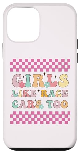 Girls Like Race Cars Too Racing  `FbJ[[^[X|[c X}zP[X iPhone 12 mini p