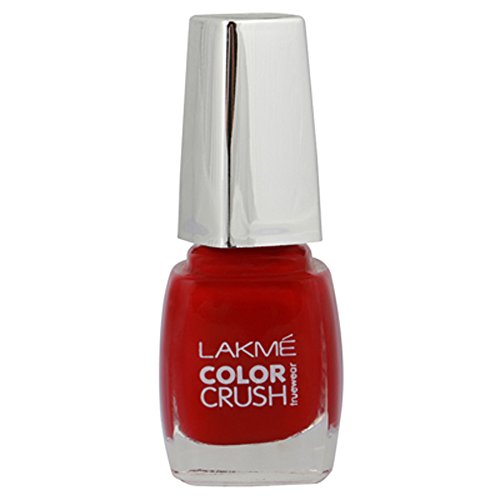 Image of Lakme True Wear Color Crush Nail Color, Reds 25, 9 ml