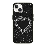 CASETiFY インパクト iPhone 14 ケース [MIL規格準拠 (4x MIL-STD-810G)/2.5mからの落下試験をクリア/MagSafe に対応] - RHINESTONE ROMANCE - ブラック