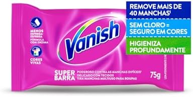 Tira Manchas Vanish Barra para roupas coloridas 75g