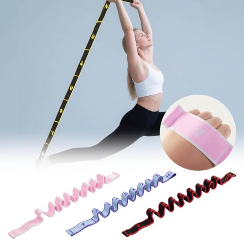 Long Resistance Bands, Non-Slip Anti-Break Super Elasticity and Recovery Stretch Band for Men Women,Long Lasting Versatile Polyester Material Resistance Bands for Strength Yoga Home Gym (Pink) - image 5