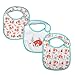 Cafopgrill Bavaglino in Cotone Bavaglino Alimentazione Morbida Drool Denti Sciarpa a Maglia Bandana per Neonato Neonato Bambini 3 Pz/Set(Volpe)