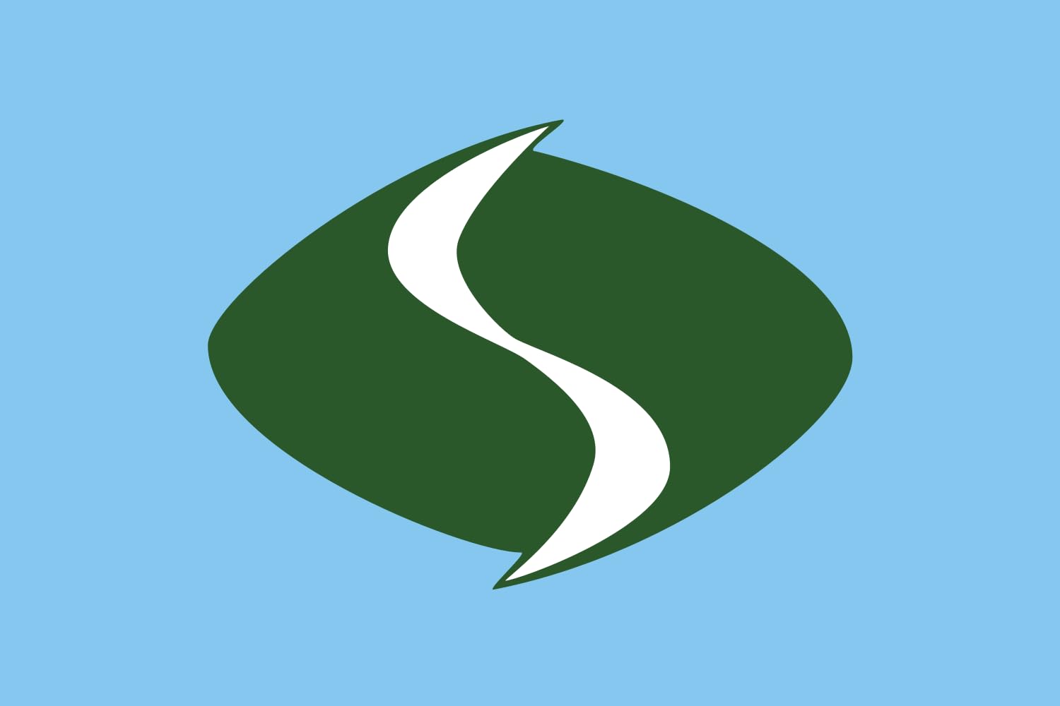 Drapeau Large Shiriuchi Hokkaido grand format pour décoration extérieure et intérieure