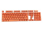 Feicuan Universal 104 Keyset Keycap ABS Colorful Backlit Replacement Key Cap Cover for Mechanical Keyboard (Only Sell Keycaps)- Orange
