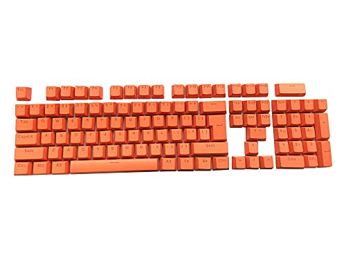Feicuan 104 Keyset Keycap ABS Teclas Colorful Retroiluminado Replacement Key Cap Cover para Teclado mecánico -Orange