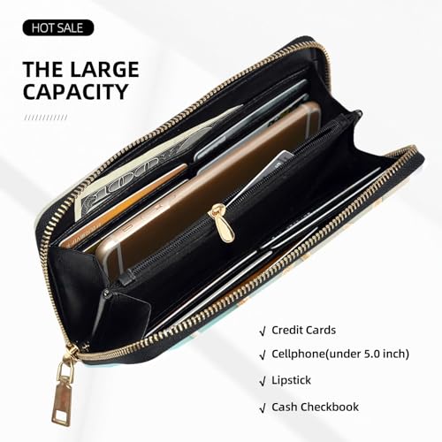 Cartera de mano moderna que soluciona el espacio para tu móvil y monedas sueltas 5