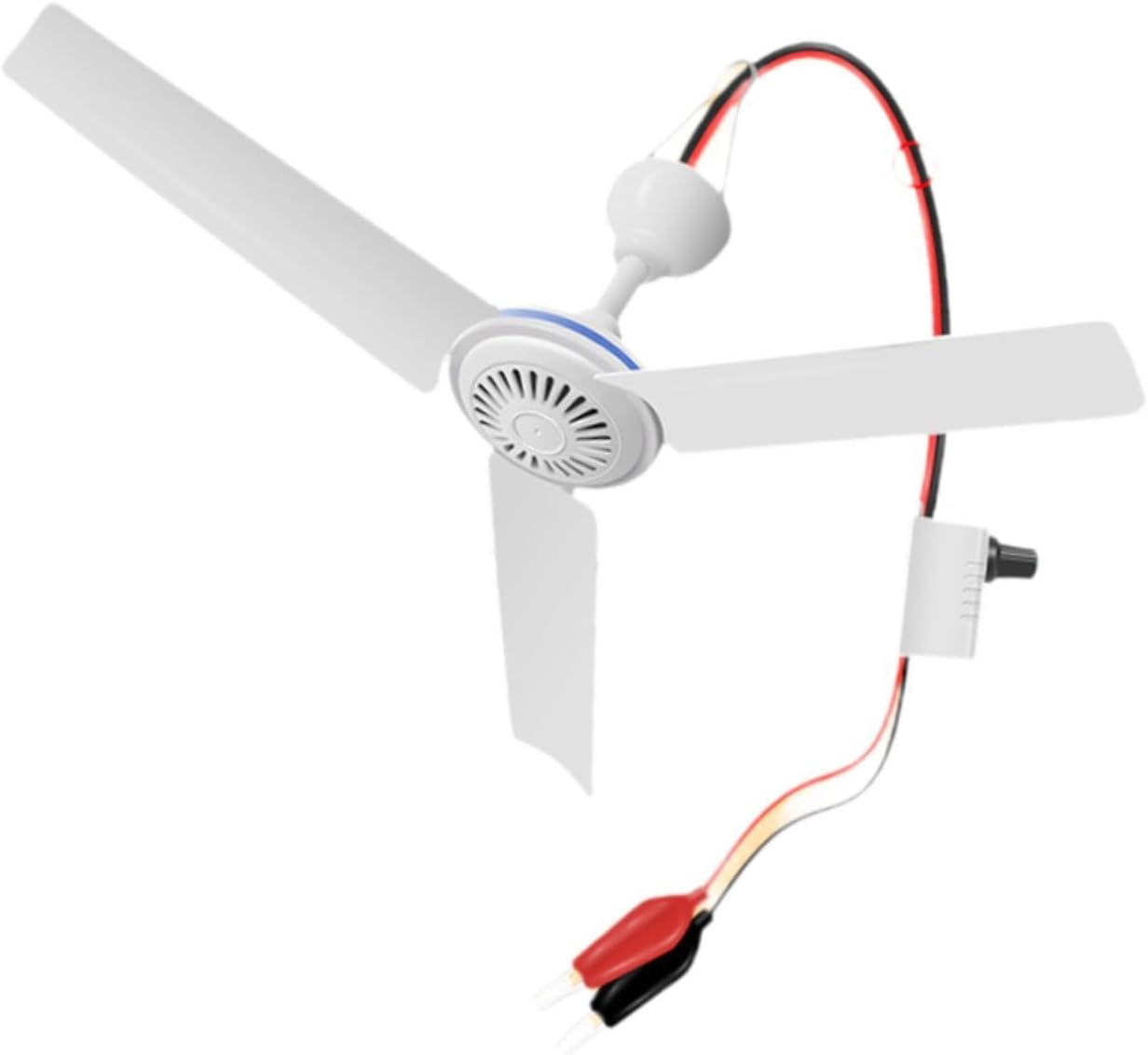 Silent Camping Tent Fan Energy Saving Mute Portable Ceiling Fan for Camping Tent, B