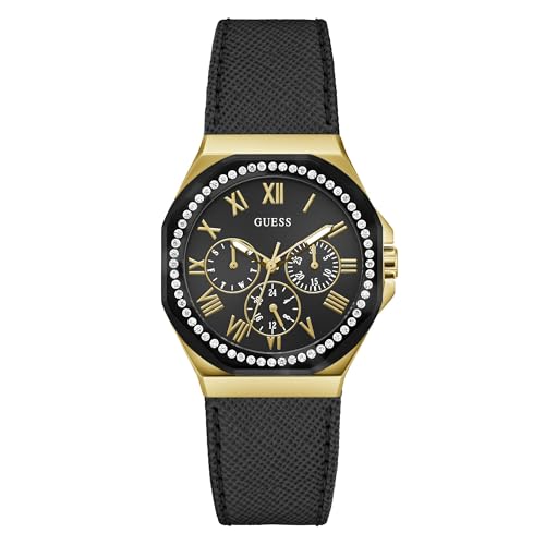 Montre femme Guess montre quartz haut de gamme GW0753L4 au design pailleté exclusif