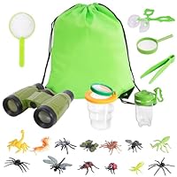 20PCS Outdoor Explorer Set for Kids, Insect Toys Adventure Kit, Insect Catching Collection Kit, Bug Catcher Explorer Kit with Insect Cup, Exploration Insect Observation Tool Accessories for Outdoor
