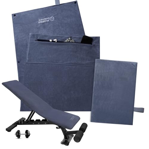 POWER GUIDANCE Fitness Handtuch Sporthandtuch Set | Ultra-saugfähig & Kompakt | Mikrofaser Sporthandtuch mit Reißverschlusstasche für Fitnessstudio und Training | Extra Weich, Maschinenwaschbar
