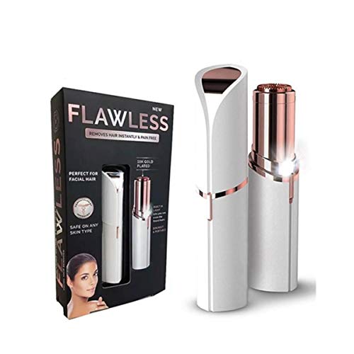 Depilador Batom Facial Rosto Recarregável USB para viagem (Cor Vermelho)