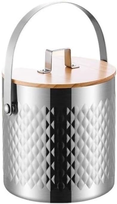 Stainless Steel Ice Bucket with Lid – Champagne, Wine & Beer Chiller – Large Capacity for Parties & Outdoor Use