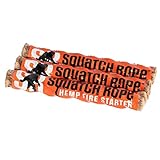 Squatch Rope Hemp Fire Starters | Wind Proof, Water Proof, Eco-Friendly Camp Fire Starter Emergency Supplies | Natural Fire Starter Rope Made from Hemp