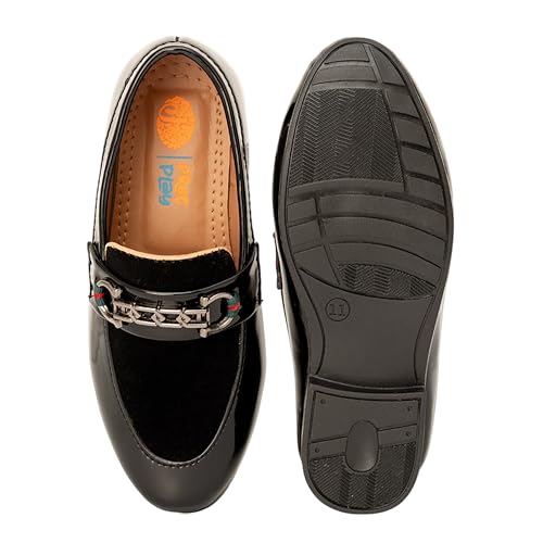 Image of SIYA Freeplay Loafers /Shoes for Boys /Kids, Casual and Party Footwear for Age 2 to 10 Years - Black, Brown, Tan