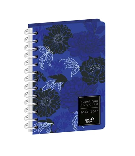 Agenda Scolaire Quo Vadis 2025-2026 - Journalier, Format 12x17cm, Thème Cities | Août à Juillet, Multilingue, Fabriqué En France