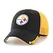 NFL Pittsburgh Steelers Hursh OTS Center Stretch Fit Hat, Black, Medium/Large