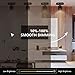 VANoopee Flush Mount LED Ceiling Spotlight Dimmable Adjustable Spotlight Directional Spot Lights Indoor Bright Can Accent Fixture for Living Room - CRI90 Flicker Free 10W 800lm 3000K Black 2 Pack