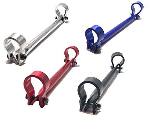 BARRA TRAVESSA BARRINHA DE GUIDÃO MOTO BIKE (PRATA) 230MM