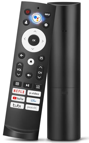 Replacement Voice Remote for Hisense Google Smart TV, for Hisense Google Smart TV 4K QLED UHD Mini-LED ULED Laser TriChroma Laser TVs